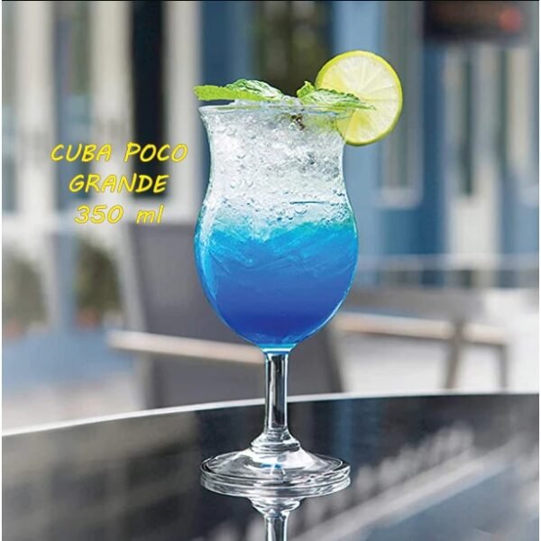 แก้วไวน์ Ocean Cuba Poco Grand 350 ml สไตล์แฟนซี - Image 3