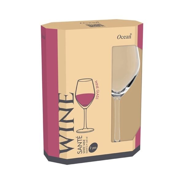 แก้วไวน์ขาว SANTE WHITE WINE 340 ML. - Image 2